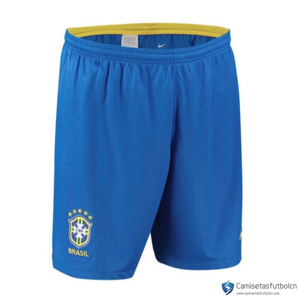 Pantalones Brasil Primera equipo 2018 Azul